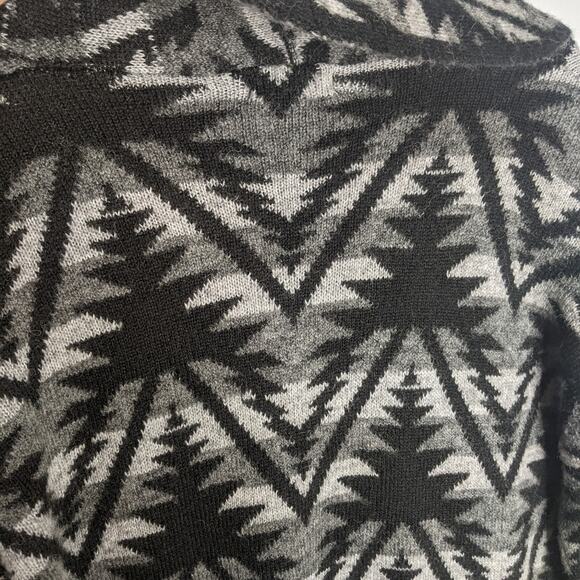 Artisan NY Open Cardigan Shawl Collar Southwest Pattern Size XS - Picture 6 of 8